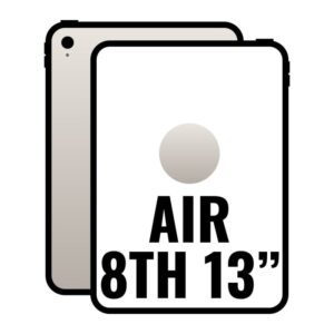 Apple iPad Air 13' 8th Wi-Fi/ M4/ 512GB/ Blanco Estrella - 0195950800180
