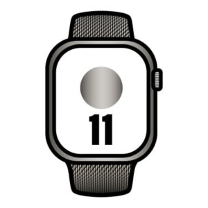 Apple Watch Series 11/ GPS / Cellular/ 46mm/ Titanio Natural/ Correa Milanese Natural S/M