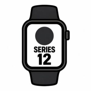 Apple Watch Series 12/ GPS/ 42mm/ Negro/ Correa Deportiva Negro (S/M)