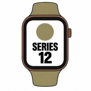 Apple Watch Series 12/ GPS/ Cellular/ 46mm/ Bronce Oscuro/ Correa Deportiva Verde Oliva (M/L) - 0195951232881