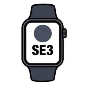 Apple Watch SE3/ GPS/ 40mm/ Caja de Aluminio Medianoche/ Correa Deportiva Azul Marino S/M