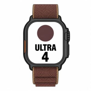 Apple Watch Ultra 4/ GPS/ 49mm/ Caja de Titanio Negro/ Correa Loop Alpine Burdeos M - 0195951217710