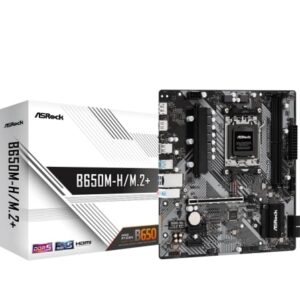 Placa Base Asrock B650M-H/M.2+/ DDR5/ PCIe 4.0/ Socket AM5/ Micro ATX