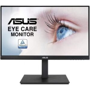 Monitor Profesional Asus VA229QSB 21.5'/ Full HD/ Multimedia/ Regulable en altura/ Negro