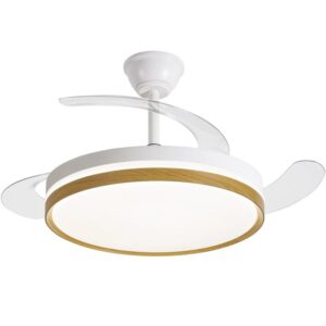 Ventilador de Techo Daewoo con aspas retráctiles DW5010/ 30W/ 3 Aspas/ 6 Velocidades