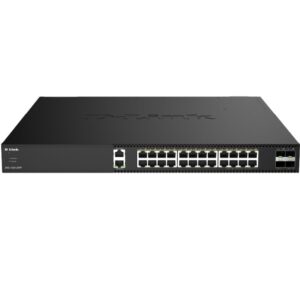 Switch Gestionable D-Link DXS-1250-28YP/E 24 Puertos/ RJ-45 10Gbps/ SFP/ PoE - 0790069478598