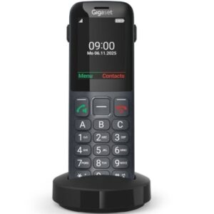 Teléfono Inalámbrico Gigaset Comfort 600 SIM/ Negro - 4255781906416