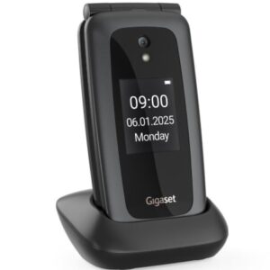 Teléfono Móvil Gigaset GL795 para Personas Mayores/ 4G/ Negro