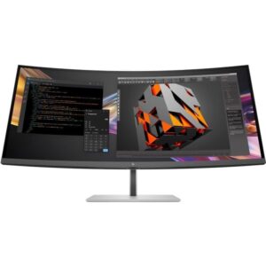 Monitor Profesional Ultraparonámico Curvo HP Pro serie 7 37.5'/ WQHD+/ Multimedia/ Regulable en Altura/ Plata - 0197497776584
