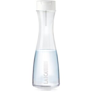 Botella Filtrante Laica GlaSSmart/ Capacidad 1.1L/ Blanca/ Incluye 2 Filtros