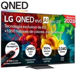 Televisor LG QNED 55QNED83B6A 55'/ Ultra HD 4K/ Smart TV/ WiFi