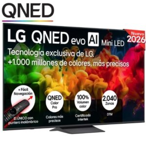 Televisor LG QNED evo AI QNED8EB Mini LED 75QNED8EB3A 75'/ Ultra HD 4K/ Smart TV/ WiFi