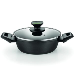 Cacerola Baja Monix Green M480528/ Ø28cm/ Aluminio forjado/ Apta para Inducción