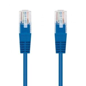 Cable de Red RJ45 UTP Nanocable 10.20.103-BL Cat.5e/ 3m/ Azul