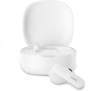 Auriculares Bluetooth Philips TAT2100WT con estuche de carga/ Autonomía 8h/ Blancos - 4895229177659