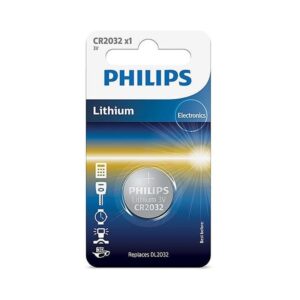 Pila de Botón Philips CR2032/ 3V - 4895229106185