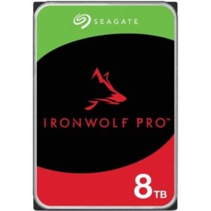 Disco Duro Seagate IronWolf Pro NAS ST8000NT001 8TB/ 3.5'/ SATA III/ 256MB