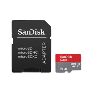 Tarjeta de Memoria SanDisk Ultra 64GB microSD XC con Adaptador/ Clase 10/ 140MBs - 0619659200039