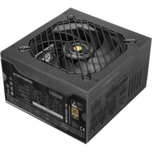 Fuente de Alimentación Mars Gaming MPB1000SIM/ 1000W/ Ventilador 14cm/ ATX 3.1/ PCIe 5.1/ 80 Plus Gold