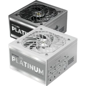 Fuente de Alimentación Mars Gaming MPT850/ 850W/ Ventilador 14cm/ ATX 3.1/ PCIe 5.1/ 80 Plus Platinum/ Blanca - 8435693115373