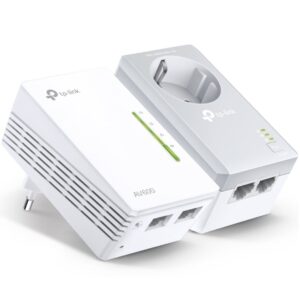 Adaptador Powerline TP-Link TL-WPA4226 KIT AV600 600Mbps/ Alcance 300m/ Pack de 2 - 6935364032739