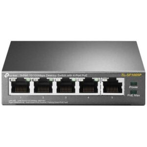Switch TP-Link TL-SF1005P 5 Puertos/ RJ-45 10/100 PoE - 1210002616294
