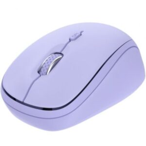 Ratón Mini Inalámbrico Trust Yvi+ Multidispositivo/ Hasta 1600 DPI/ Púrpura
