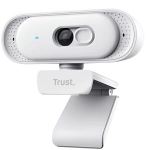 Webcam Trust Tomar 2K 26180/ 2560 x 1440 QHD/ Blanca - 8713439261806
