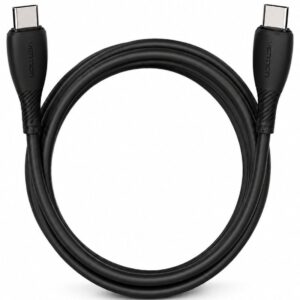 Cable USB 2.0 Tipo-C Vention TRVBF/ USB Tipo-C Macho - USB Tipo-C Macho/ Hasta 60W/ 480Mbps/ 1m/ Negro