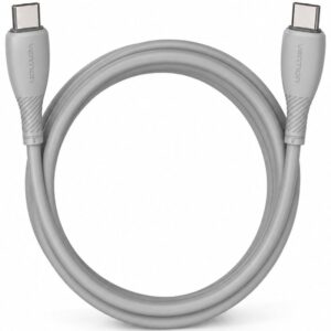 Cable USB 2.0 Tipo-C Vention TRVHF/ USB Tipo-C Macho - USB Tipo-C Macho/ Hasta 60W/ 480Mbps/ 1m/ Gris