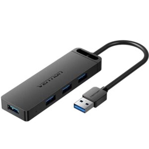 Hub USB 3.0 Vention CHLBF-SCB2/ 4xUSB/ 1xUSB Tipo-C PD - 6922794799752