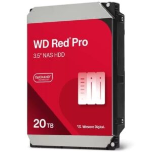 Disco Duro Western Digital WD Red Pro NAS 20TB/ 3.5'/ SATA III/ 512MB