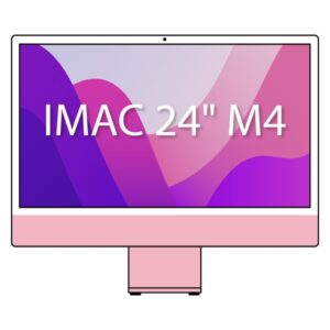 Apple iMac 24' Retina 4,5K / M4 10-Core CPU/ 16Gb/ 512Gb SSD/ 10-Core GPU/ Rosa - 0195949598739