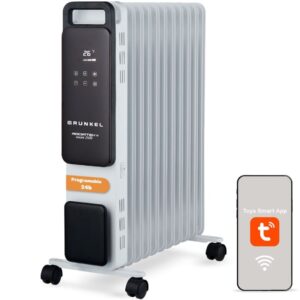 Radiador de Aceite Grunkel RD-2500PRO/ 3 Potencias/ 2500W/ 11 Elementos/ WiFi - 8426156019338