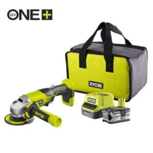 Amoladora Sin Cable Ryobi ONE+ R18AG-140S/ 1 Batería 18V 4.0 Ah/ Cargador 2.0 A/ Bolsa de Transporte - 4892210172129